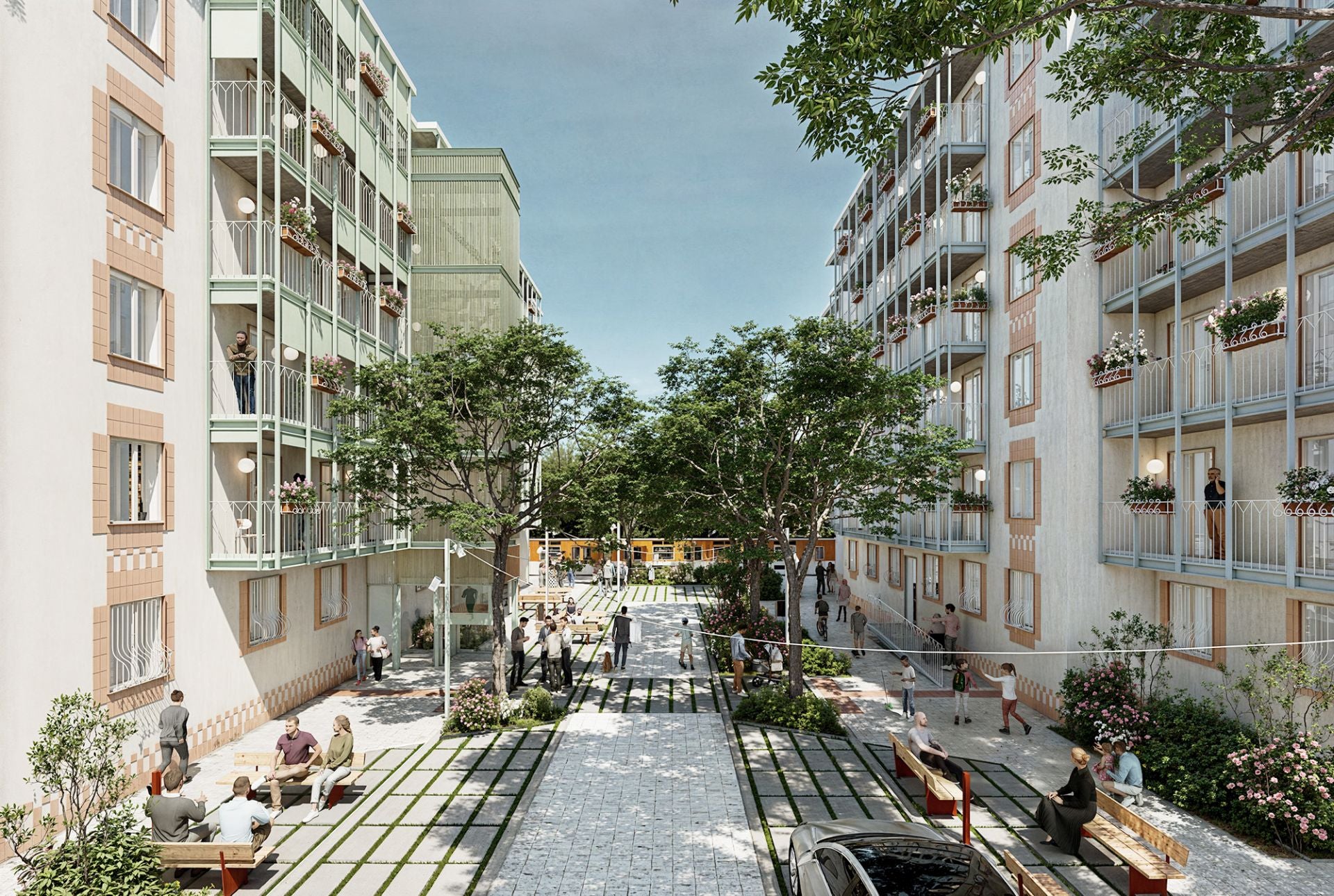 Proyecto de rehabilitación del barrio Virgen del Remedio.