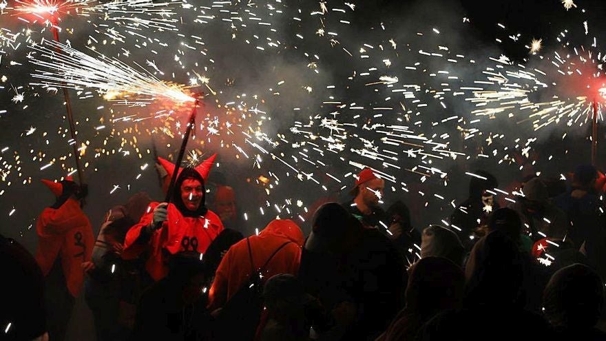 Correfoc en Sant Joan d'Alacant