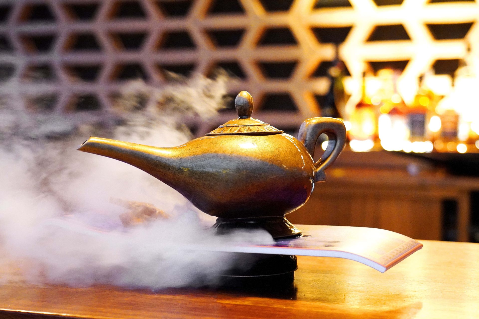 Presentación del cóctel de Marruecos