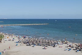 Playa de Levante de Santa Pola.