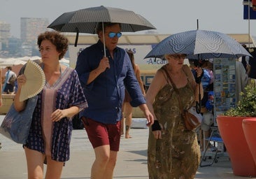 Alerta roja por calor: 45 grados en la provincia de Alicante