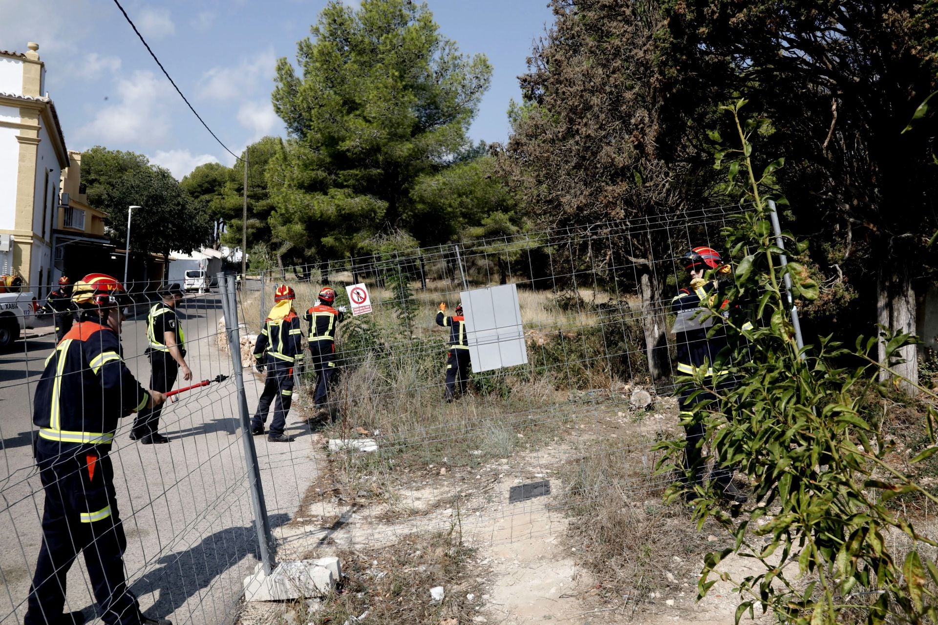 Xàbia se prepara para el fuego: simulacro de incendio en el municipio