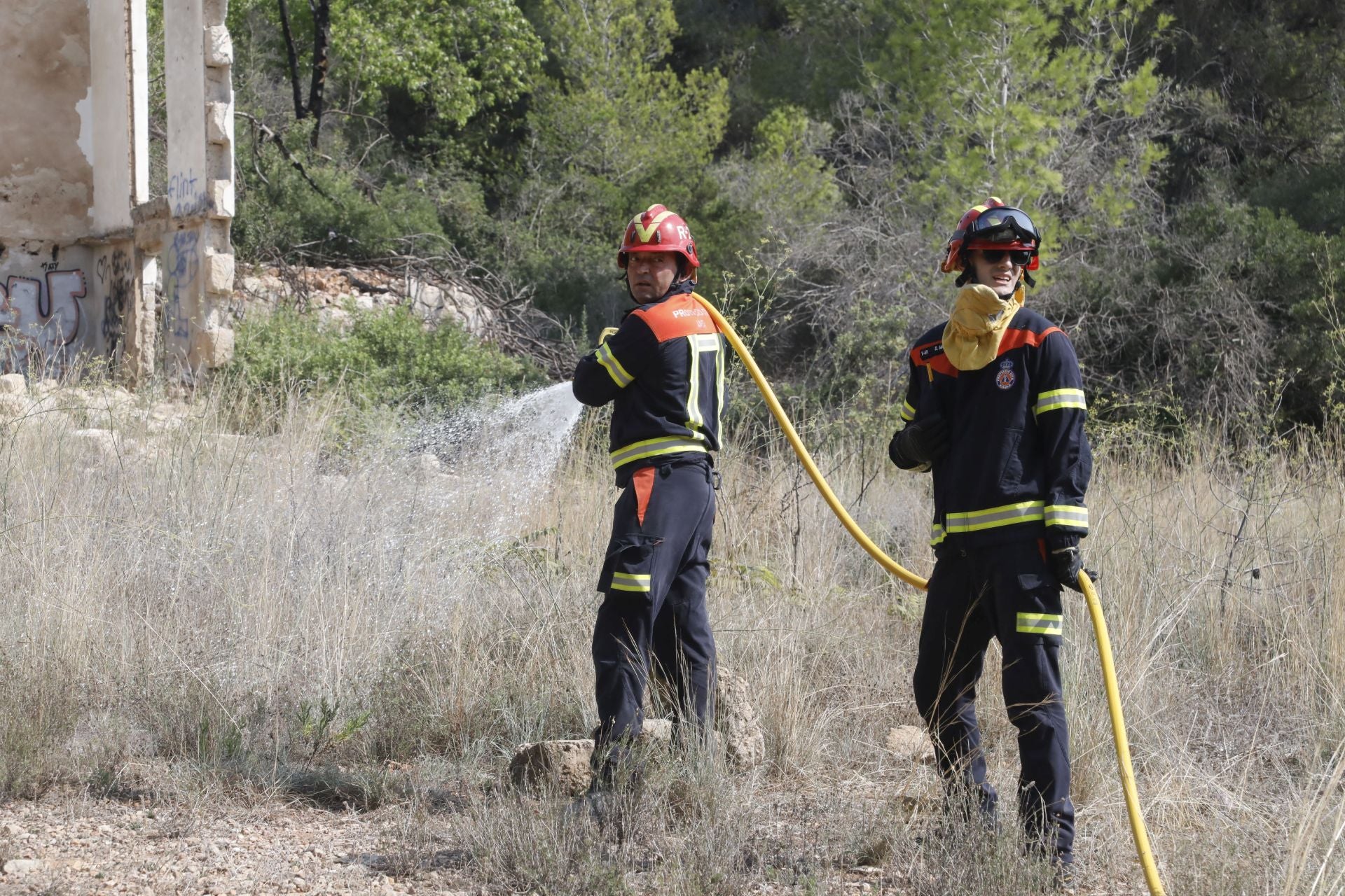 Xàbia se prepara para el fuego: simulacro de incendio en el municipio