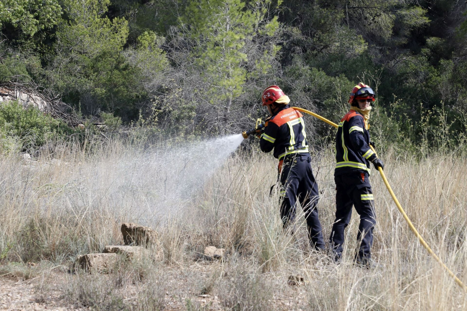 Xàbia se prepara para el fuego: simulacro de incendio en el municipio