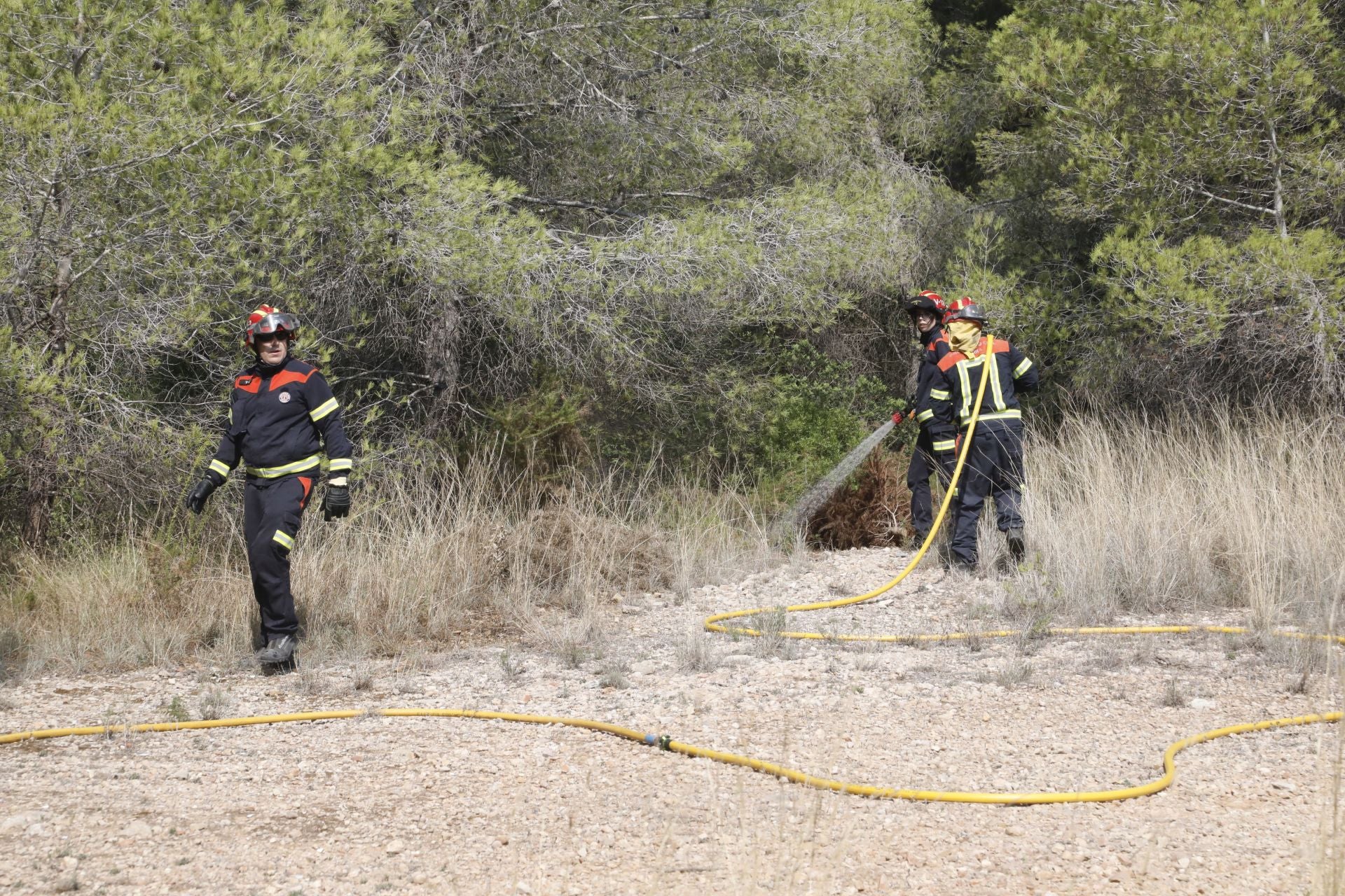 Xàbia se prepara para el fuego: simulacro de incendio en el municipio