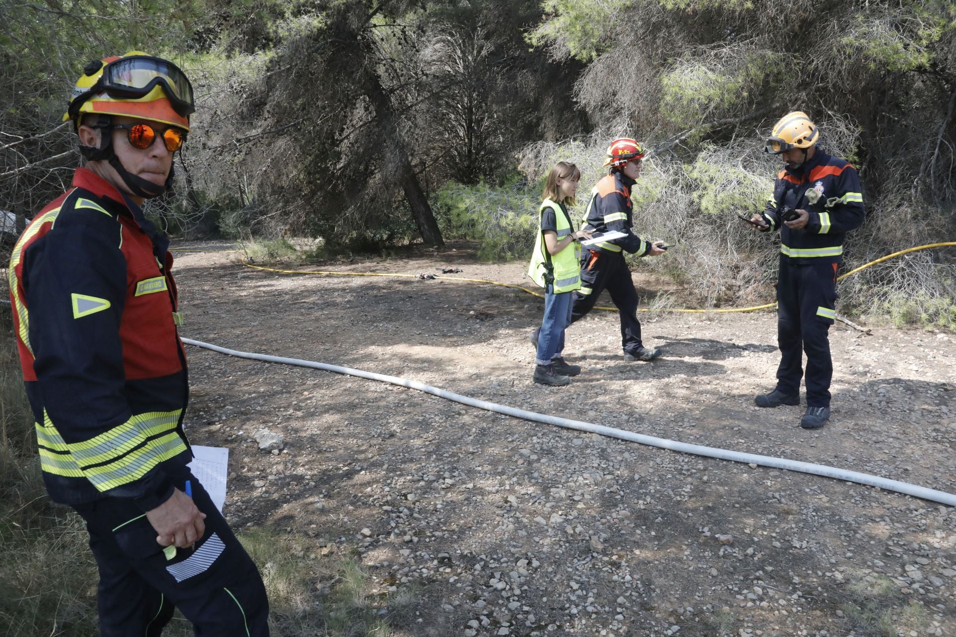 Xàbia se prepara para el fuego: simulacro de incendio en el municipio