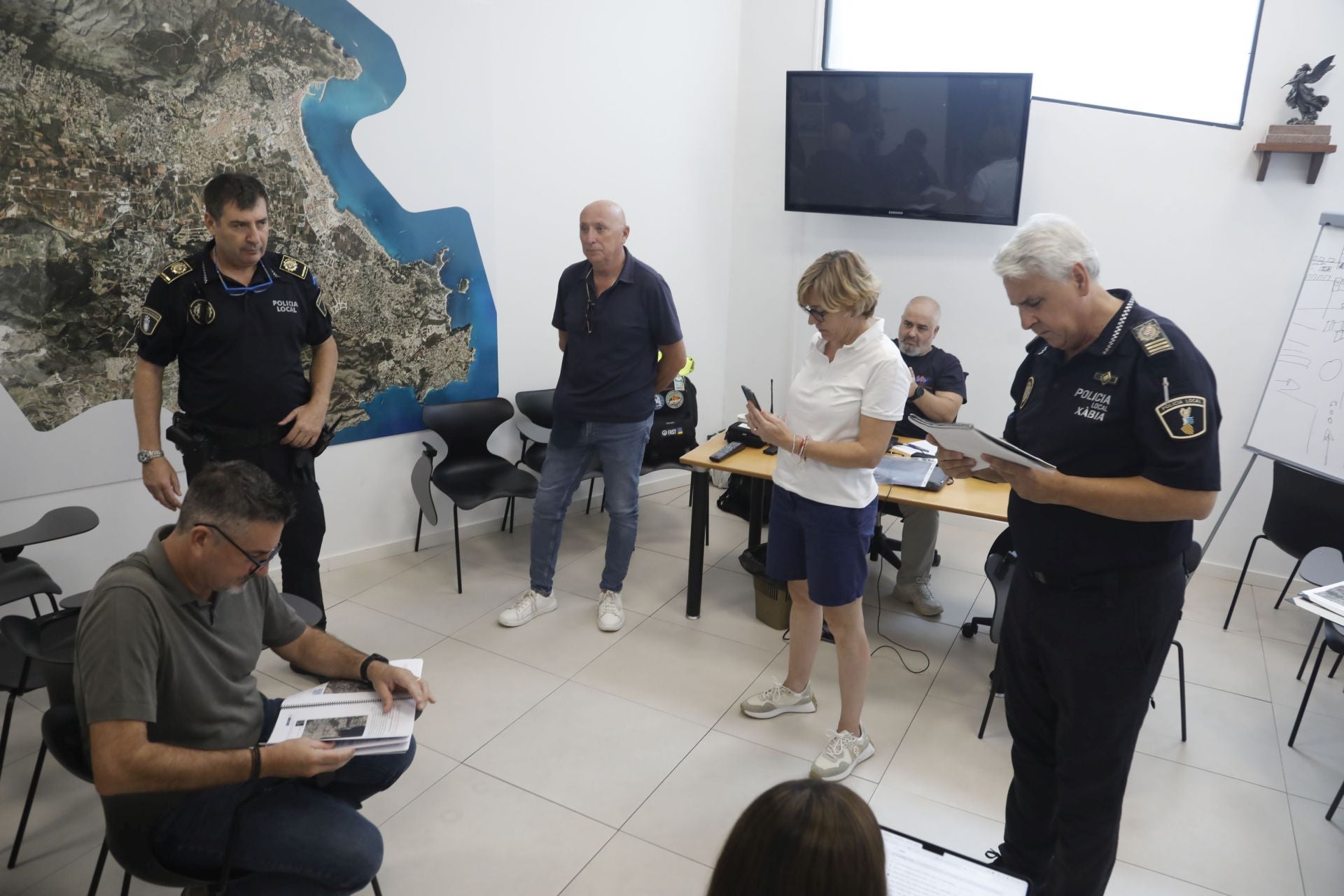 Xàbia se prepara para el fuego: simulacro de incendio en el municipio