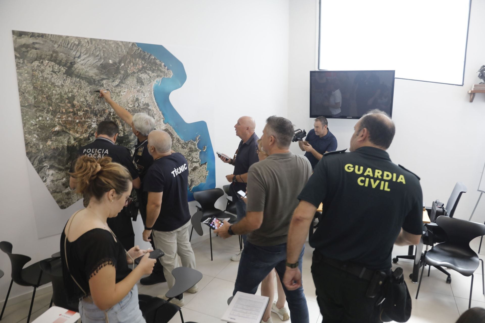 Xàbia se prepara para el fuego: simulacro de incendio en el municipio