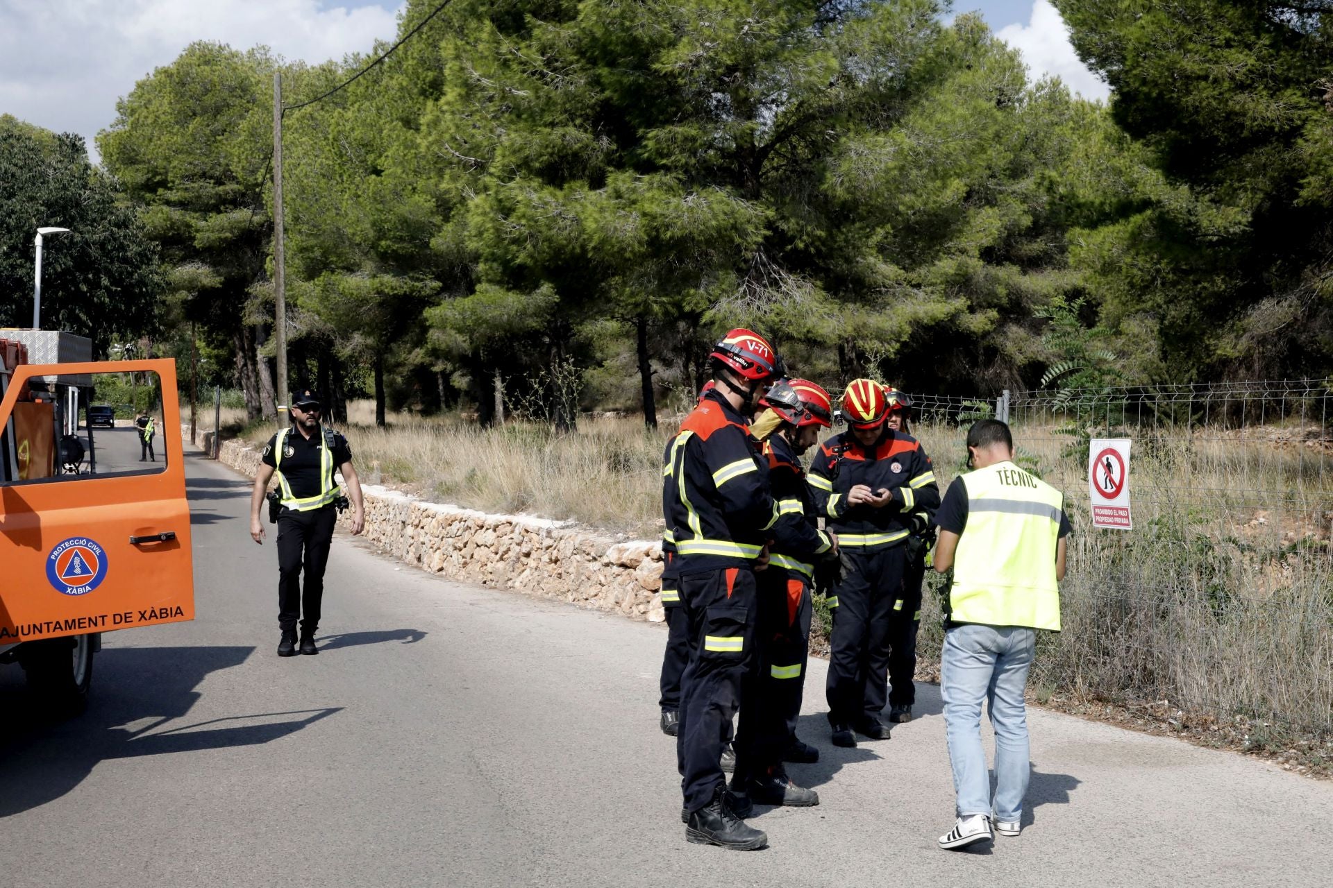 Xàbia se prepara para el fuego: simulacro de incendio en el municipio