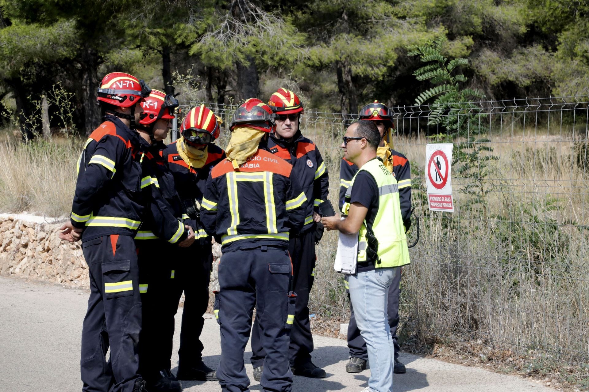 Xàbia se prepara para el fuego: simulacro de incendio en el municipio