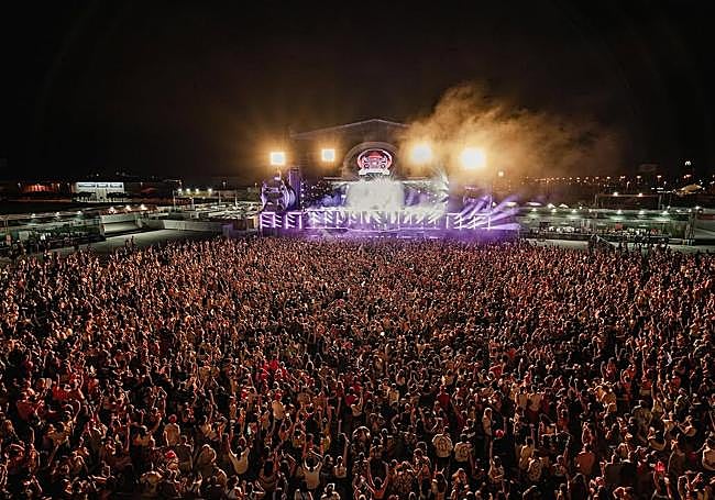 Recinto de Área 12 donde se celebró Nostalgia Milenial.