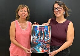 Cartel de la campaña contra la violencia sexual en las fiestas patronales de Monóvar.