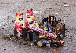 Arsenal de petardos.