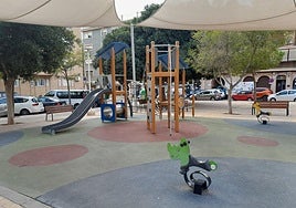 Parque infantil en San Vicente.