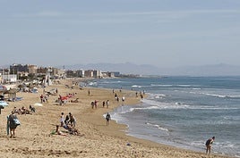 Playa de La Mata de Torrevieja.