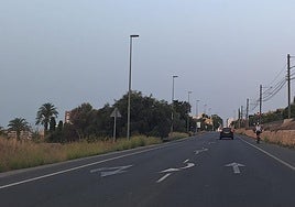 Uno de los tramos en los que se creará un ccarril bici.