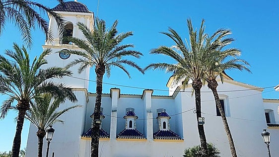 Vista de la iglesia de Dolores.