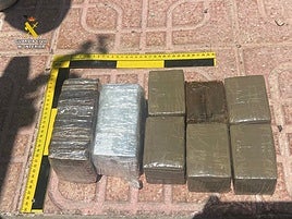 Droga encontrada en la vivienda de Orihuela Costa.