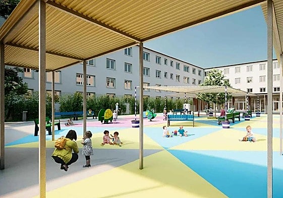 Proyección de la escuela infantil Siete Enanitos.