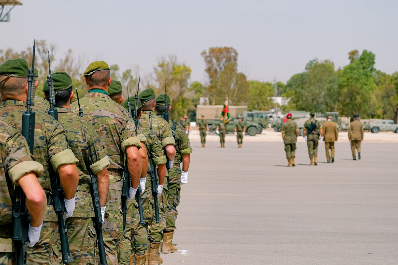 La toma de mando del nuevo líder del MOE, en imágenes
