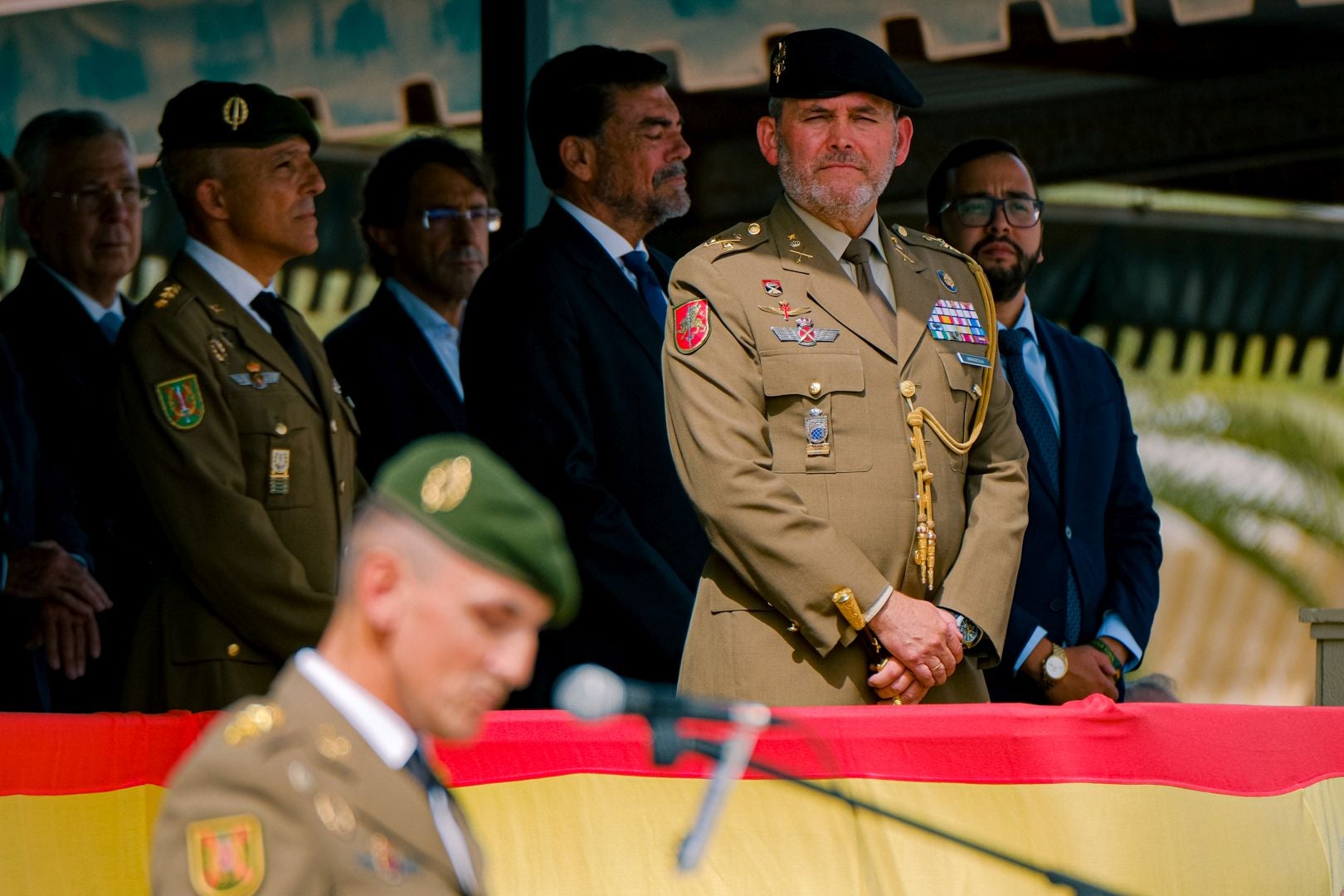 La toma de mando del nuevo líder del MOE, en imágenes