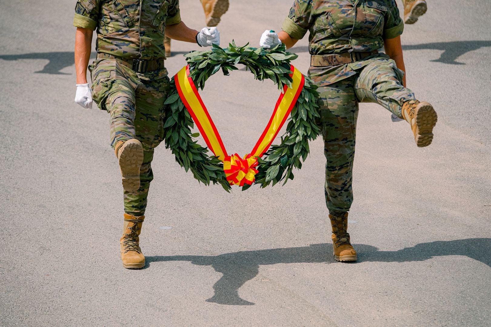 La toma de mando del nuevo líder del MOE, en imágenes