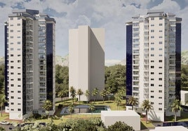 Los dos rascacielos de Benidorm que contarán con la nueva tecnología.