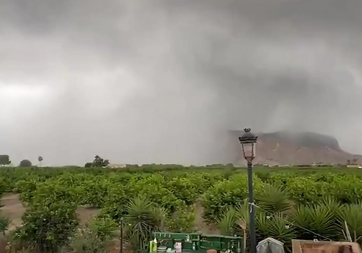 Reventón húmedo en Callosa de Segura.