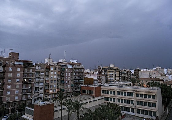 Cielos nublados en la provincia de Alicante este martes.