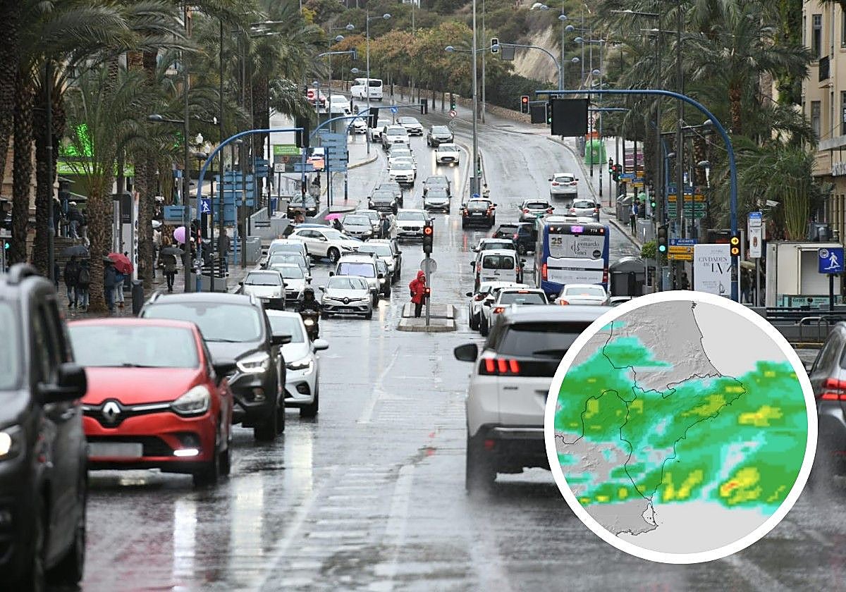 El Laboratorio de Climatología de la UA avisa de tormentas «muy fuertes» con vendavales y granizo a partir del mediodía de este martes