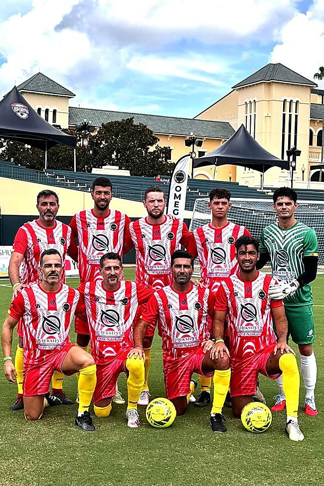 Equipo desplazado al torneo de Orlando, en el complejo deportivo ESPN Wide World of Sports.