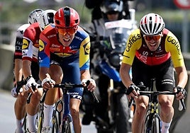 Héctor Álvarez en pleno esfuerzo