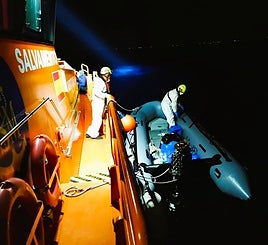 Rescate de la patera.