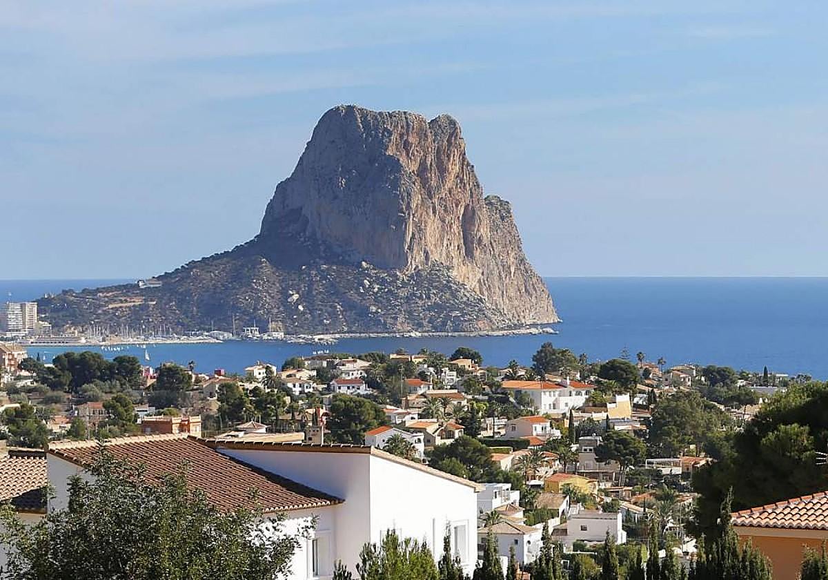 Vista general de Calpe.