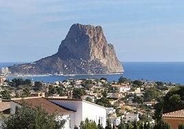 Vista general de Calpe.