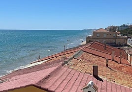 Casas en la playa de Babilonia, en Guardamar.