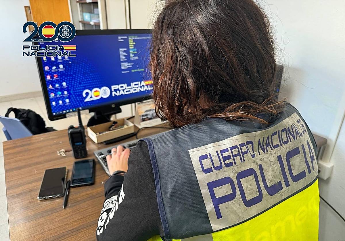 Investigadora de la Policía Nacional.