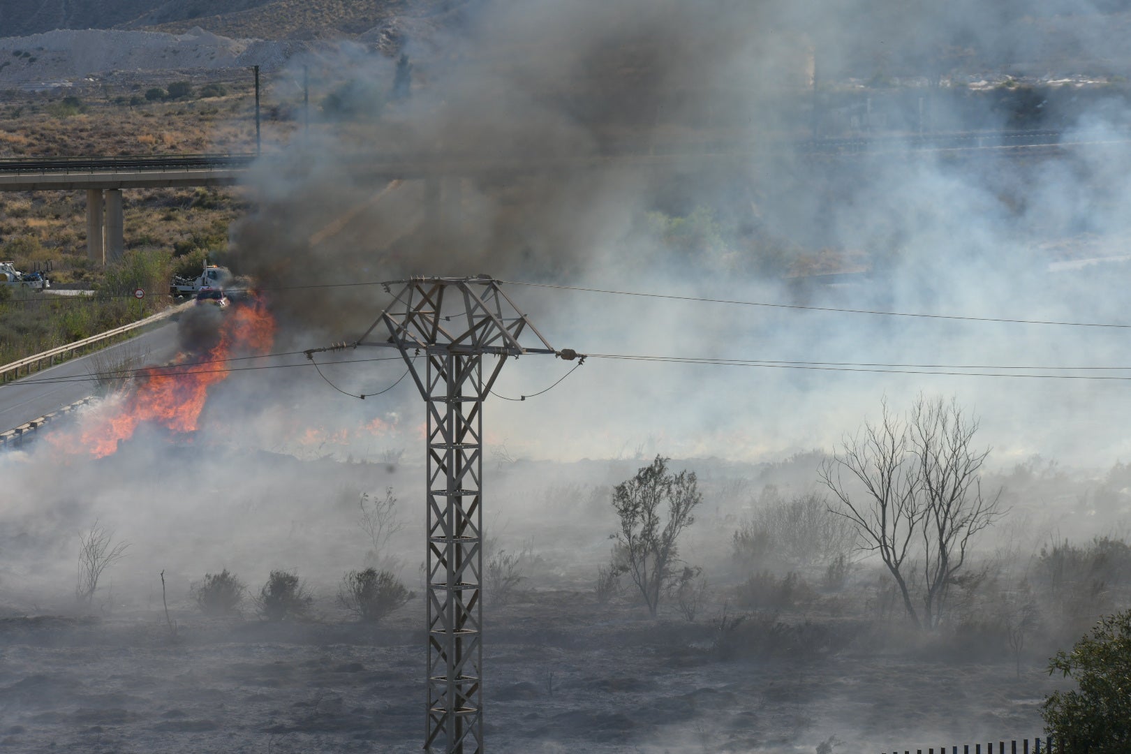 El incendio forestal de Alicante, en imágenes