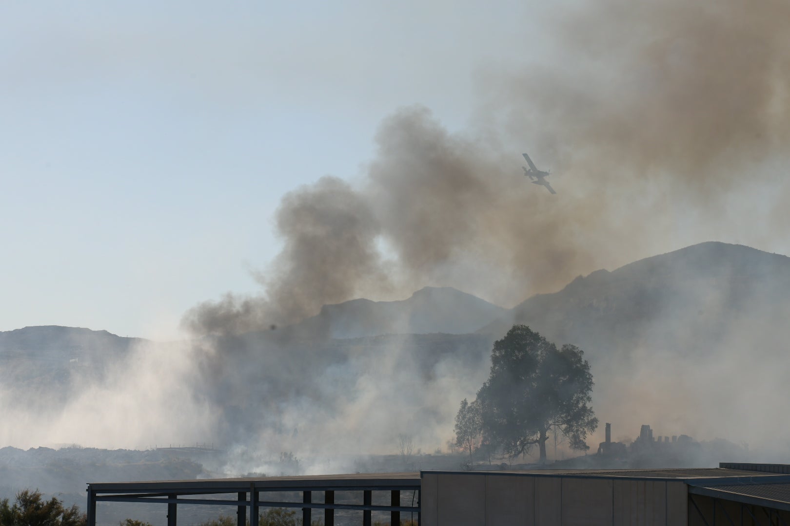 El incendio forestal de Alicante, en imágenes