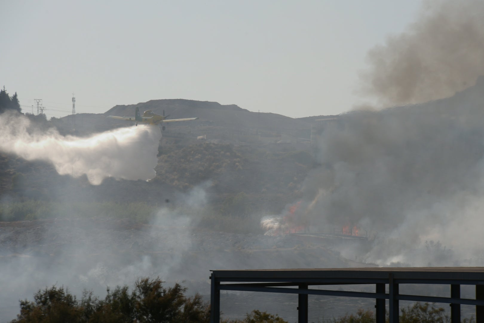 El incendio forestal de Alicante, en imágenes