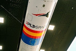 El Miura 1 en el techo de la sede de PLD Space.