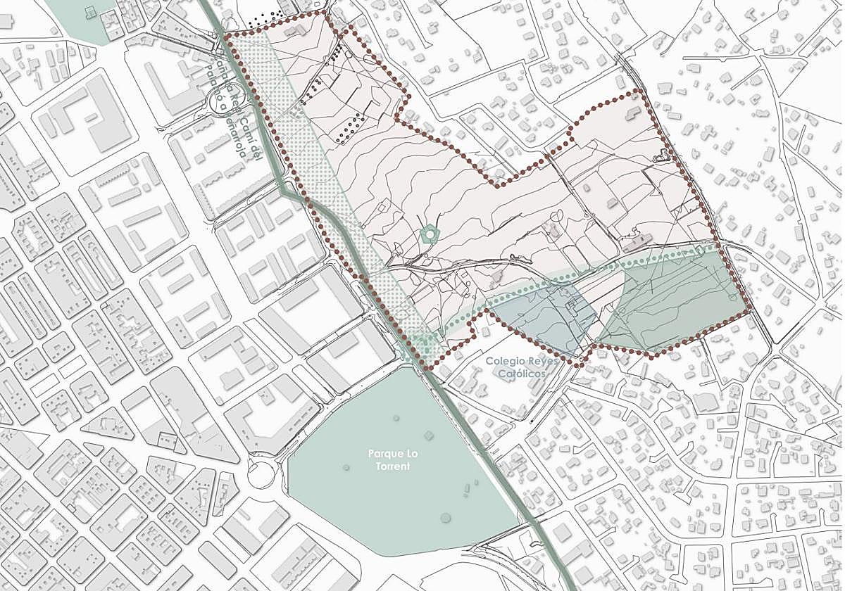 Proyecto del sector PAU 7 Los Urbanos.