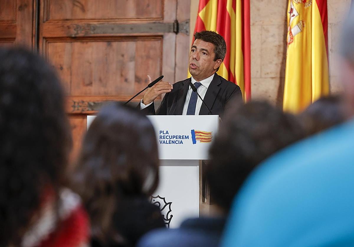 El presidente de la Generalitat, Carlos Mazón.