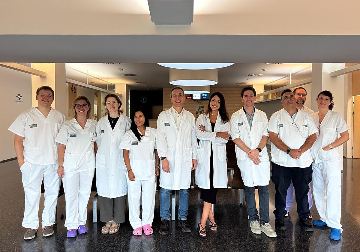 Equipo de neurólogos del Hospital de Dénia.