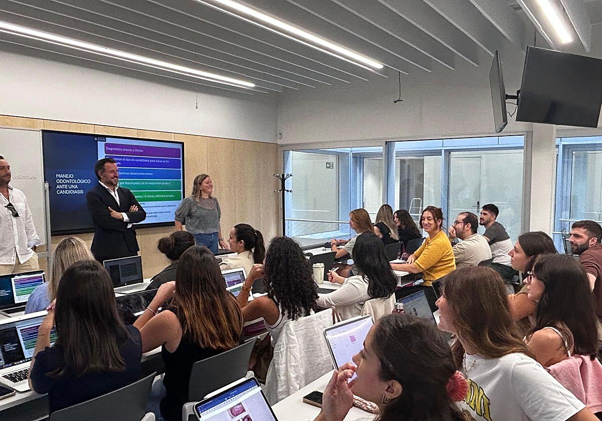 Imagen principal - Las obras de reforma del CEU Cardenal Herrera en Elche entran en su recta final