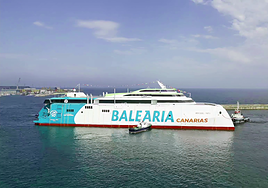 Uno de los fast ferry de Baleària.