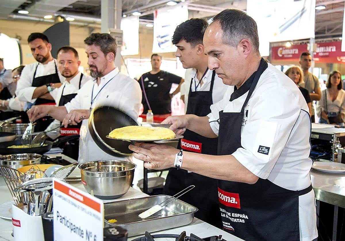 Campeonato de España de tortilla de patatas en Alicante Gastronómica.