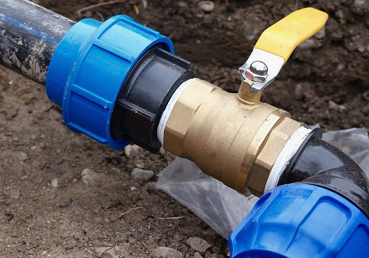 Sistema dentro de la red de suministro de agua.