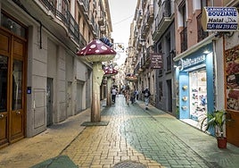 Calle de las Setas de Alicante.