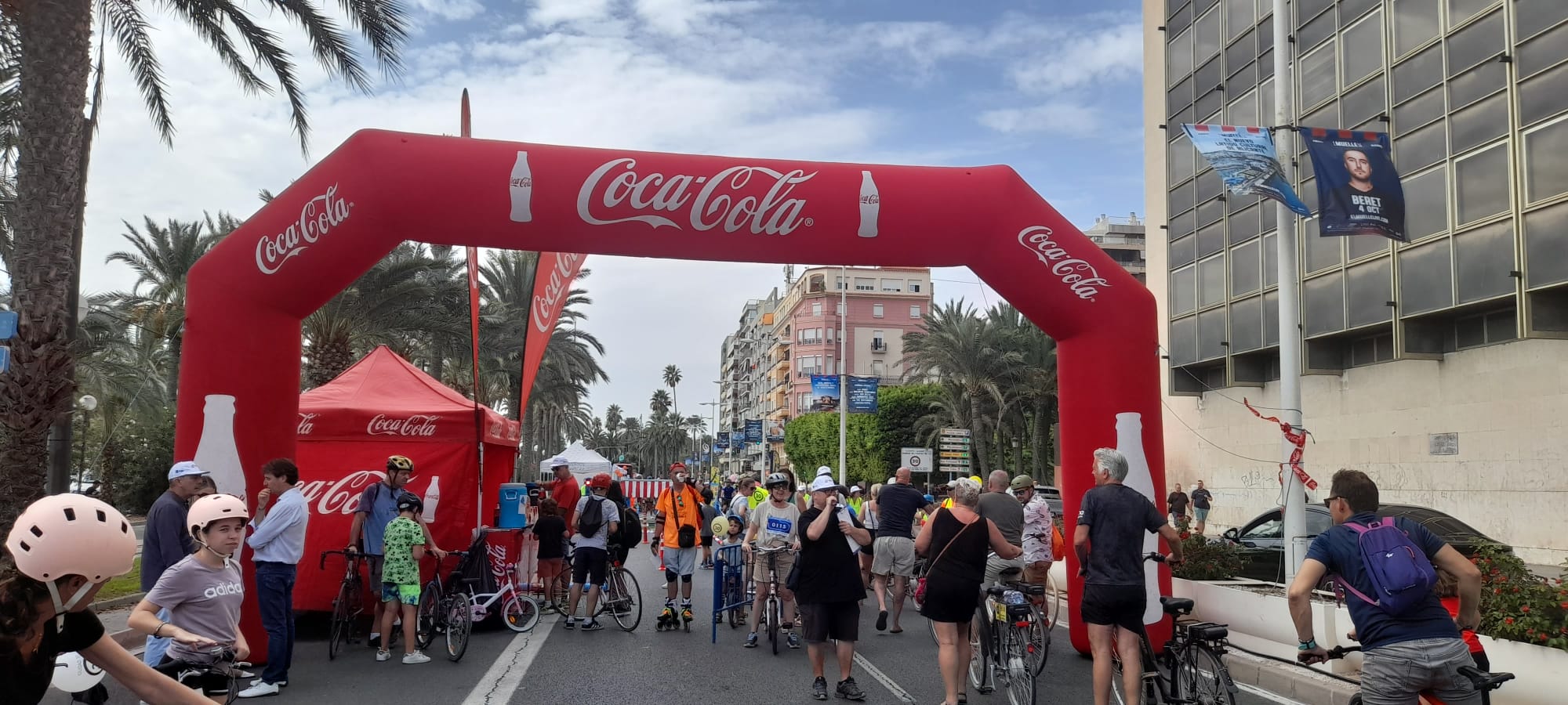 Ciclovía Litoral de Alicante.